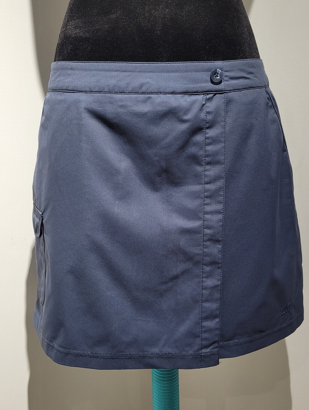 Avia Women's A-Line Athleisure Skort with Side Pocket Medium Blue Summer Casual